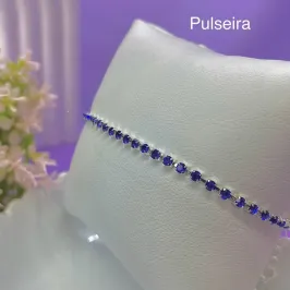 PULSEIRA STRASS AZUL MARINHO PP992