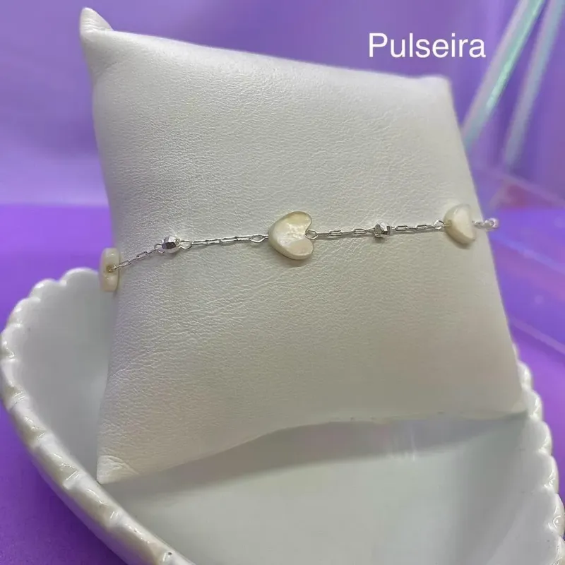 PULSEIRA CORAÇÕES E MADREPÉROLA PP991