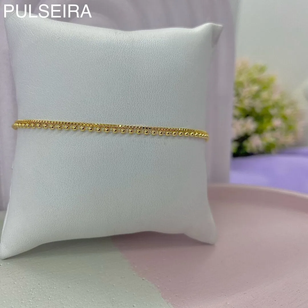 PULSEIRA DUPLA BRILHANTE PO1085