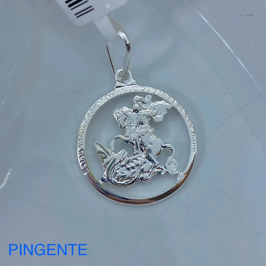 PINGENTE MEDALHA SÃO JORGE PGP1246